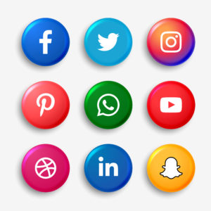 Redes Sociales Marketing Logos